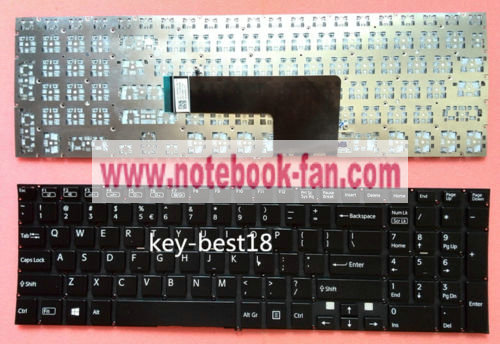 US KEYBOARD for Sony VAIO SVF15 SVF152100C SVF153 SVF152 - Click Image to Close